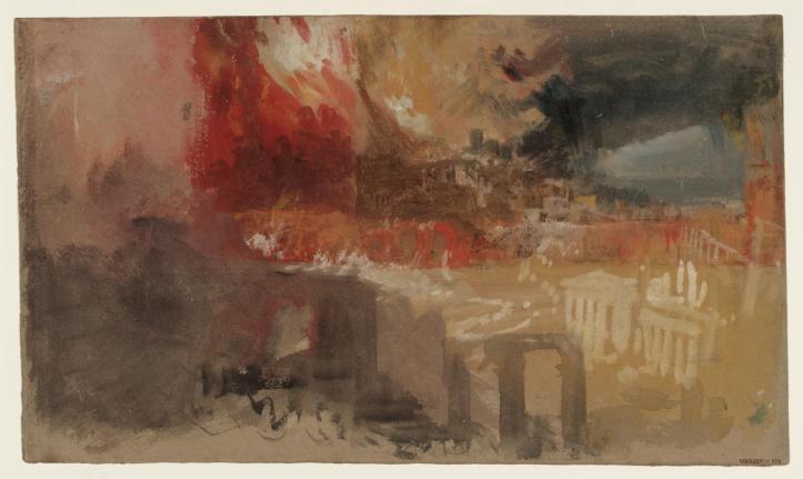 ?The Burning of Rome c.1834-40 by Joseph Mallord William Turner 1775-1851